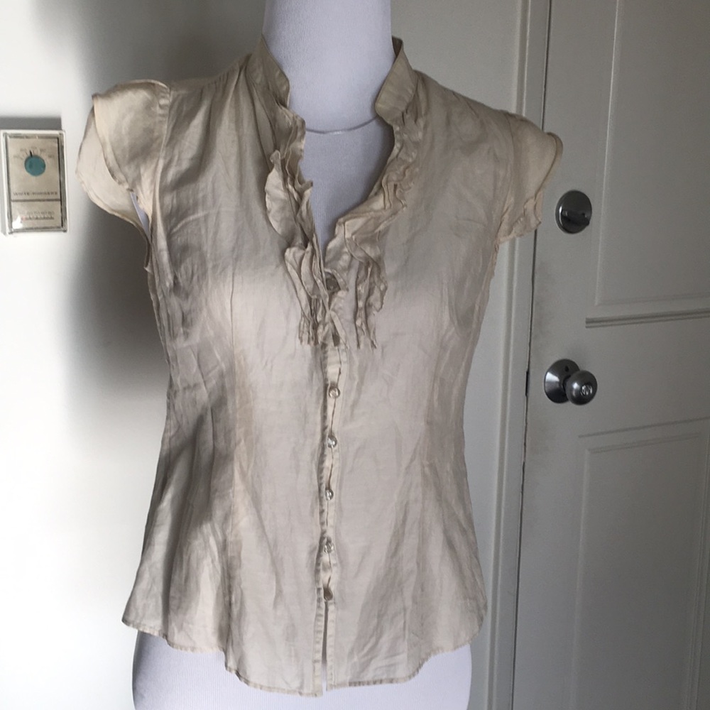Banana Republic Silk Cotton Blouse XS